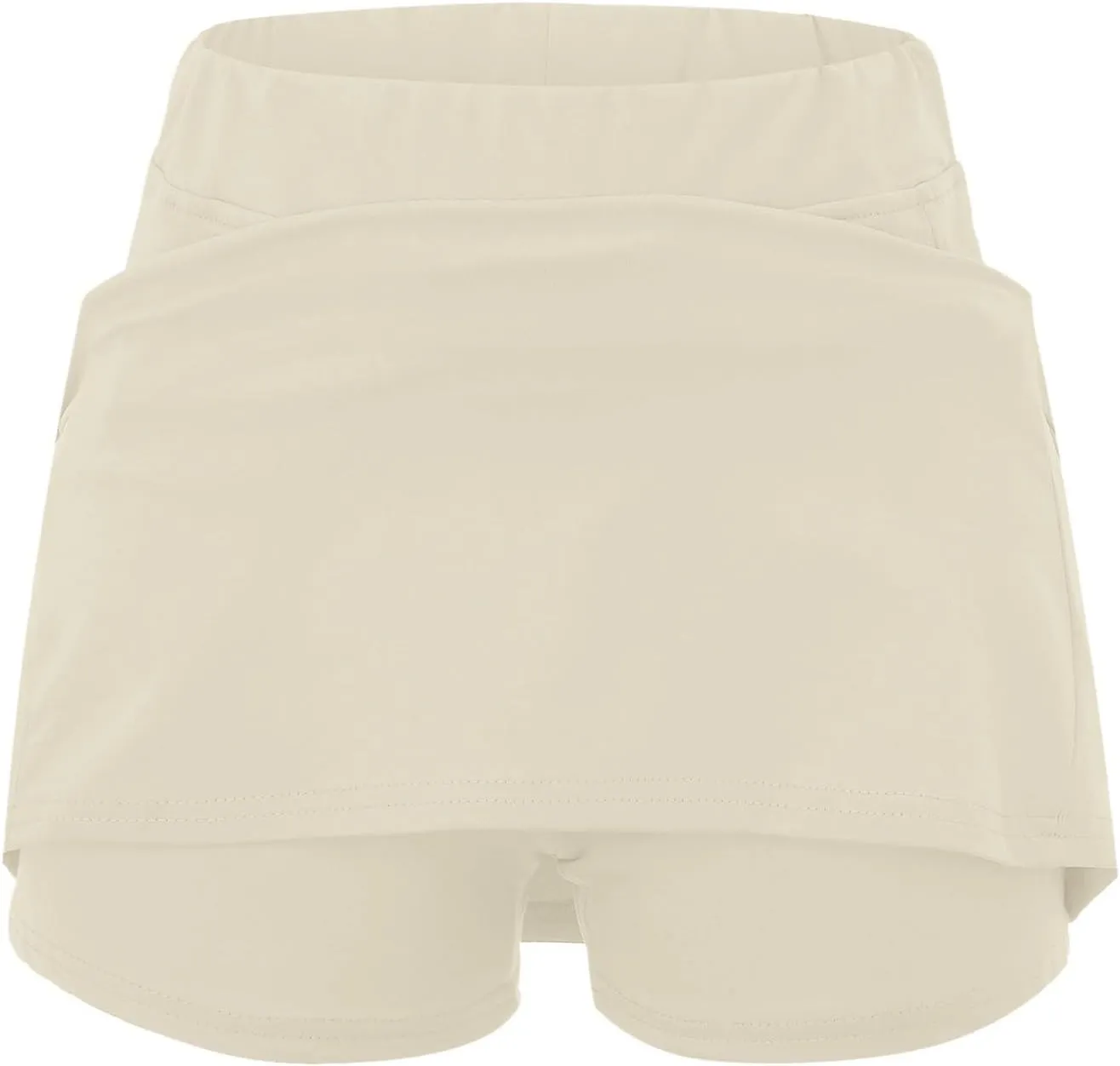 Skort Dress for Women Solid Skirt with Shorts Underneath High Waisted Workout Athletic Skorts Skinny Sports Golf Skirts