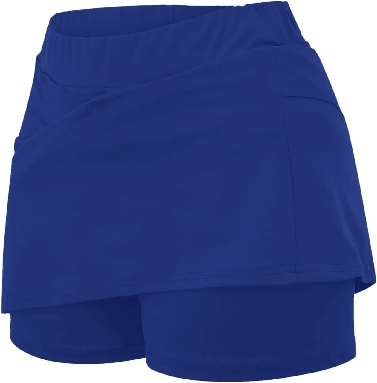 Skort Dress for Women Solid Skirt with Shorts Underneath High Waisted Workout Athletic Skorts Skinny Sports Golf Skirts
