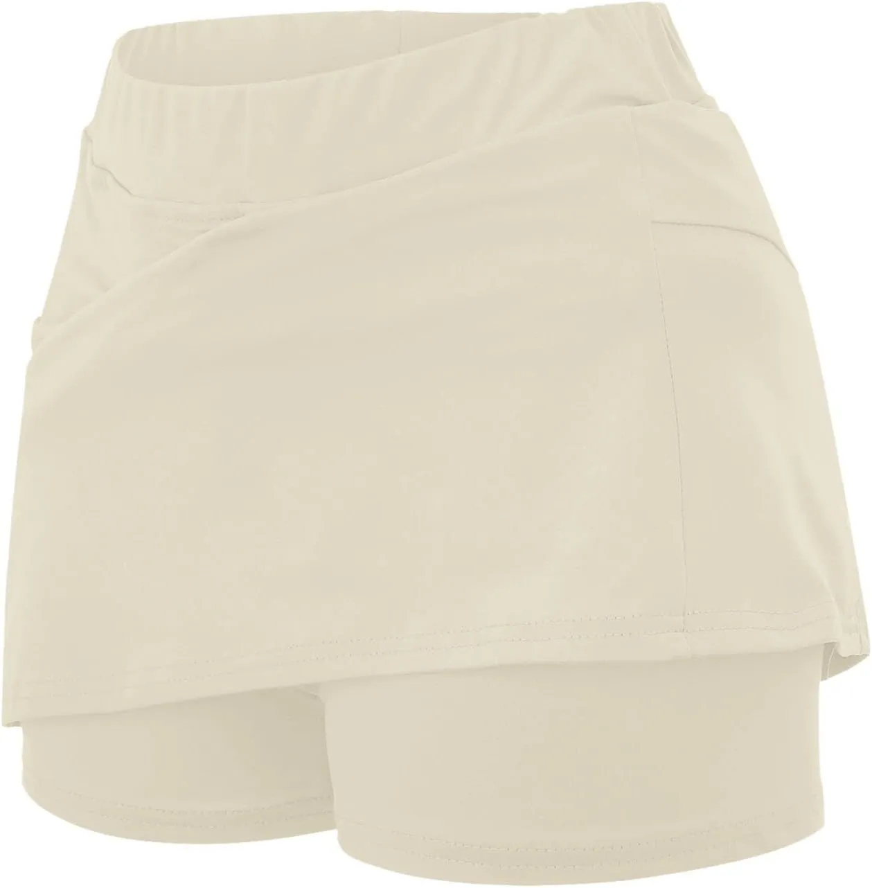 Skort Dress for Women Solid Skirt with Shorts Underneath High Waisted Workout Athletic Skorts Skinny Sports Golf Skirts