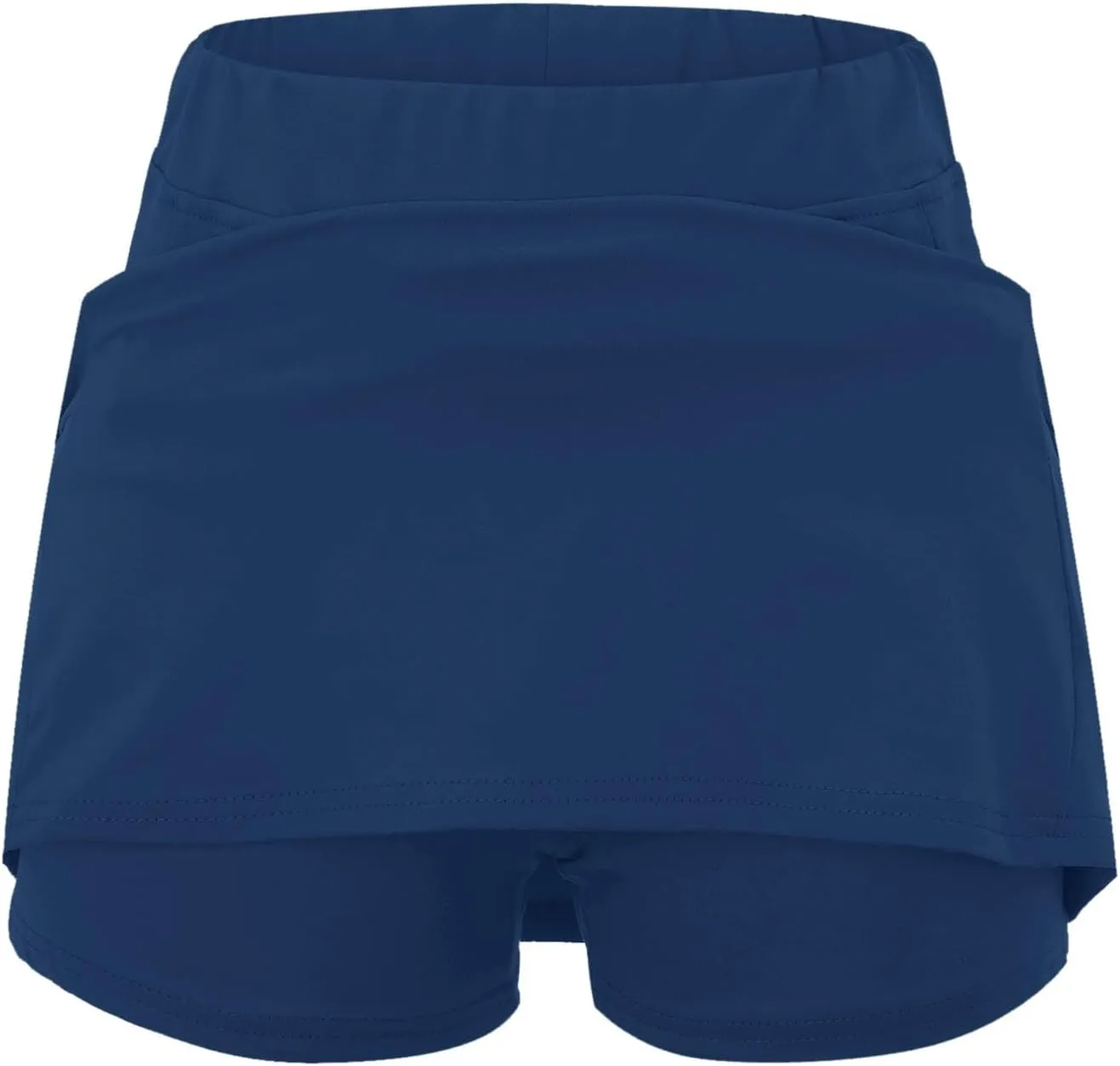 Skort Dress for Women Solid Skirt with Shorts Underneath High Waisted Workout Athletic Skorts Skinny Sports Golf Skirts
