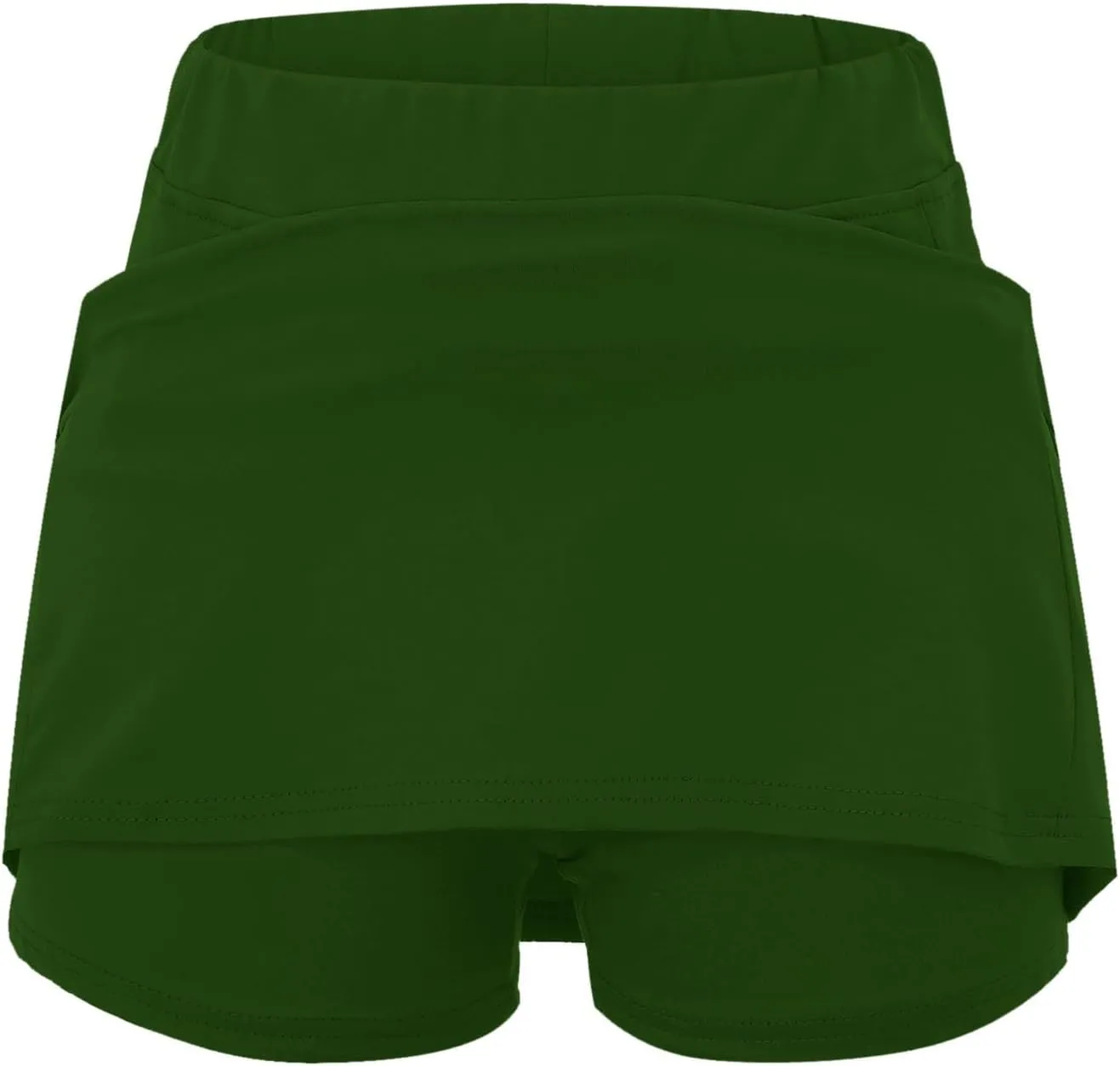 Skort Dress for Women Solid Skirt with Shorts Underneath High Waisted Workout Athletic Skorts Skinny Sports Golf Skirts