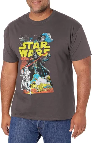 STAR WARS Men's Rebel Classic Graphic T-Shirt
