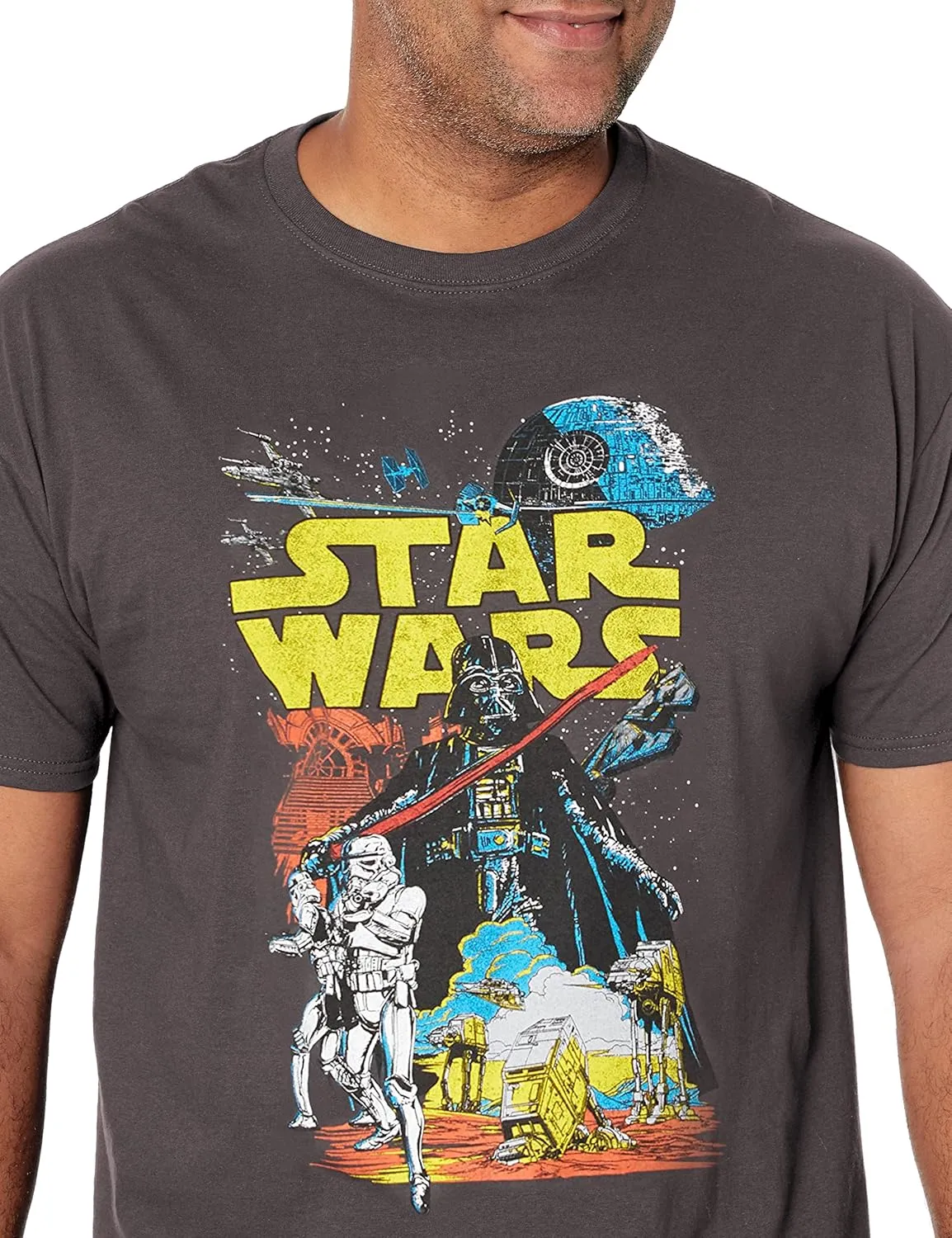 STAR WARS Men's Rebel Classic Graphic T-Shirt