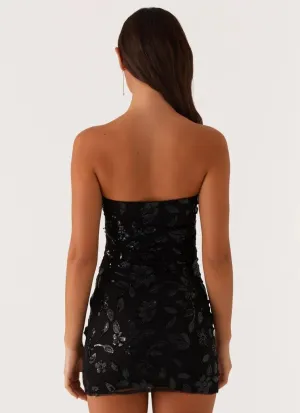 Summer Sequin Floral Embroidered Strapless Bodycon Mini Dresses Cute Coquette Y2k Clothes