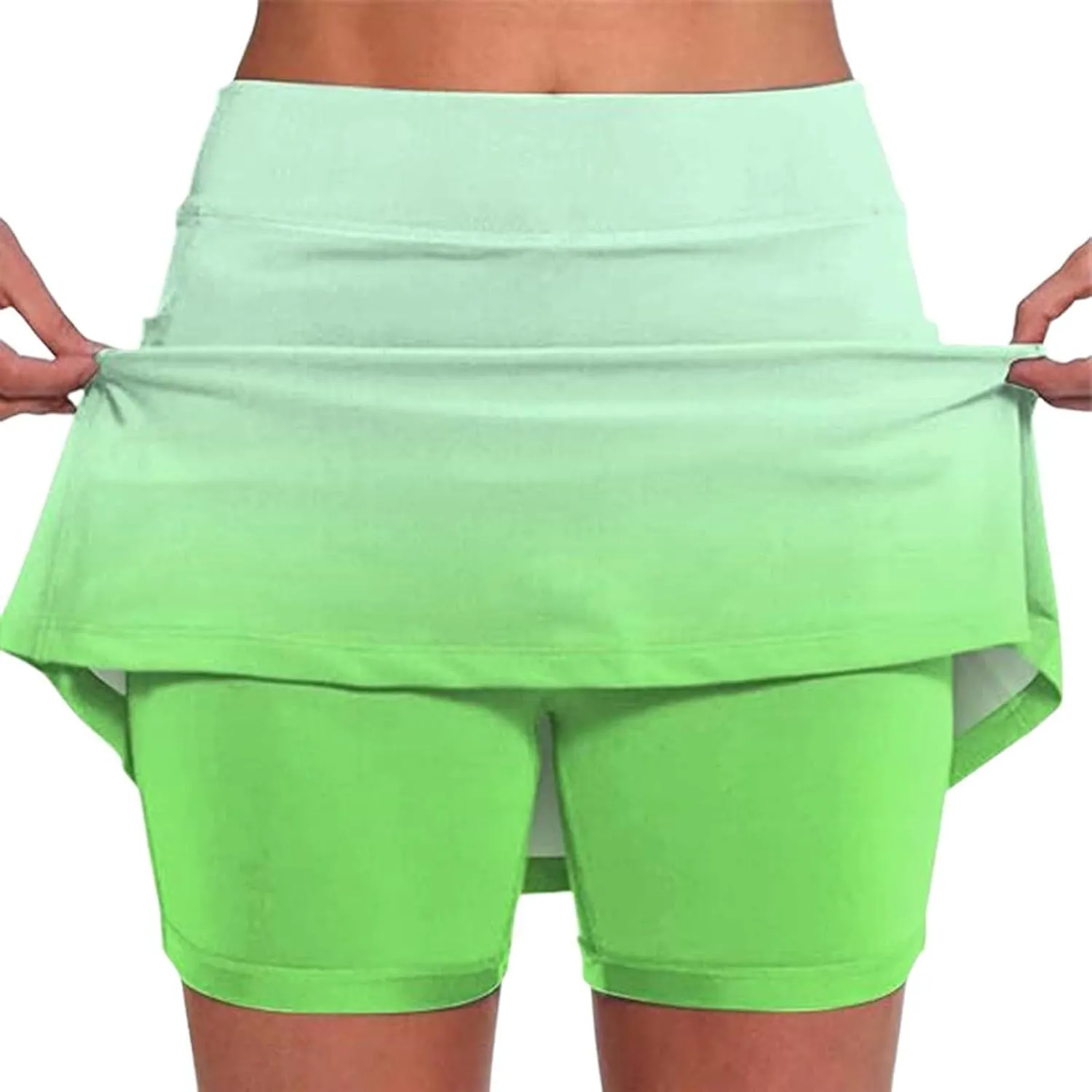 Summer Skirts for Women 2025 Vacation High Waisted A Line Tennis Golf Athletic Casual Skorts with Pockets Knee Length Skirts