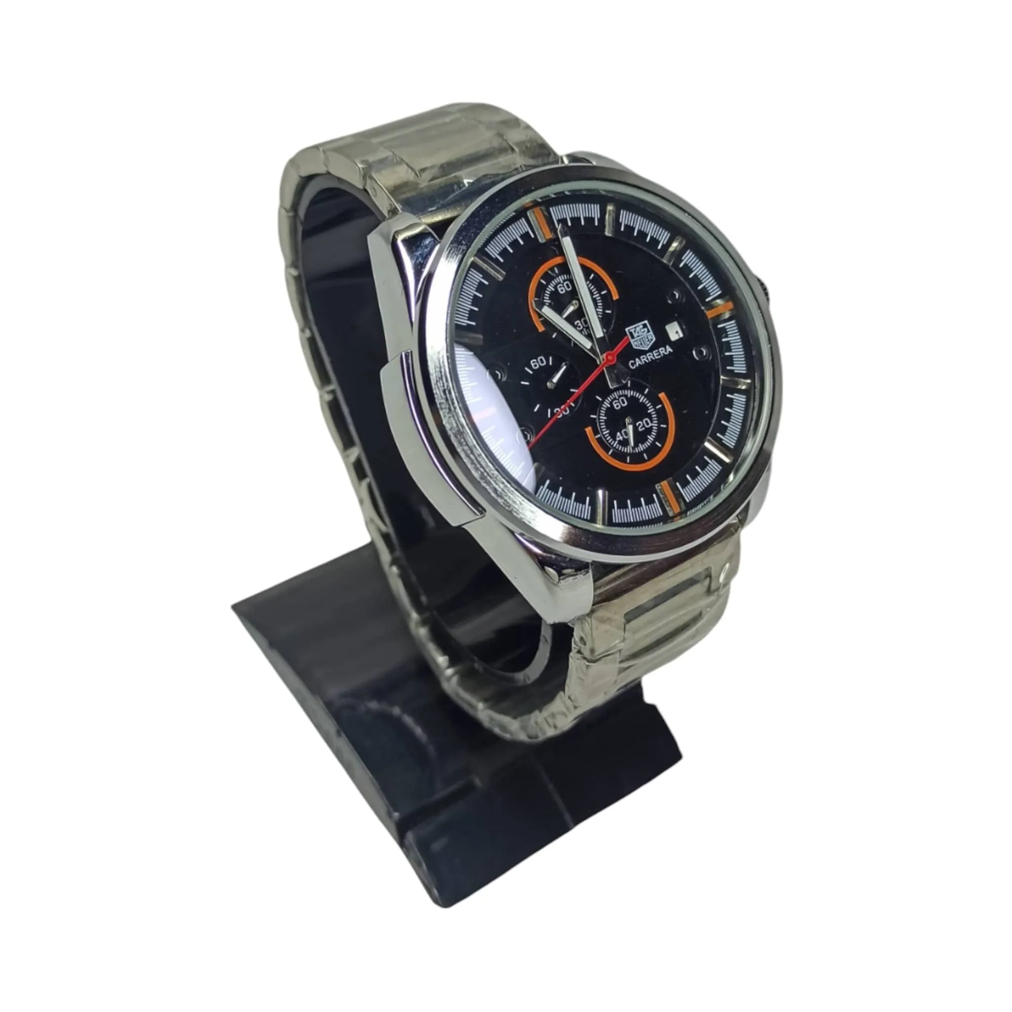 Tag Heuer – Carrera – High Quality – Chrono graph – Silver/Black – Men Watch