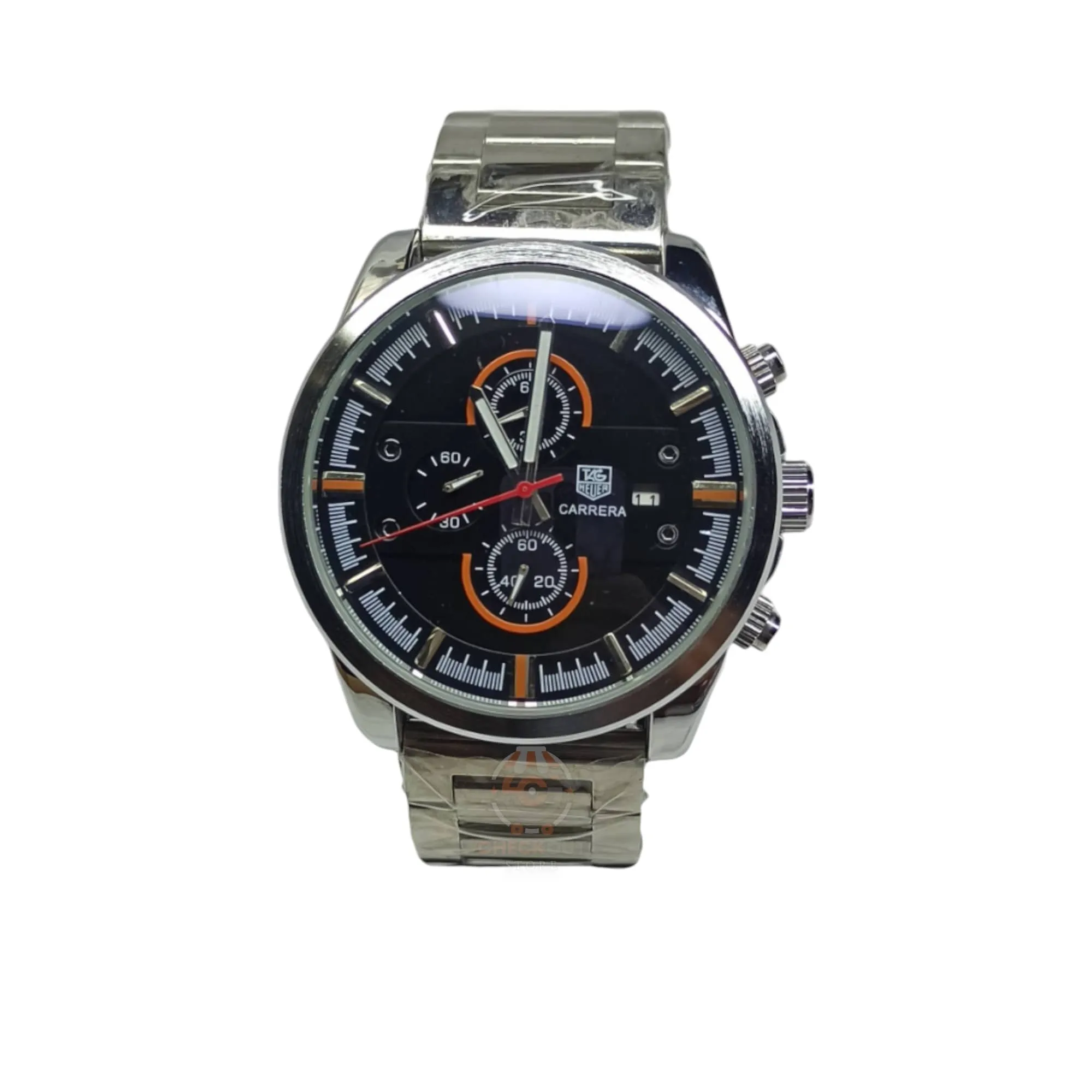 Tag Heuer – Carrera – High Quality – Chrono graph – Silver/Black – Men Watch