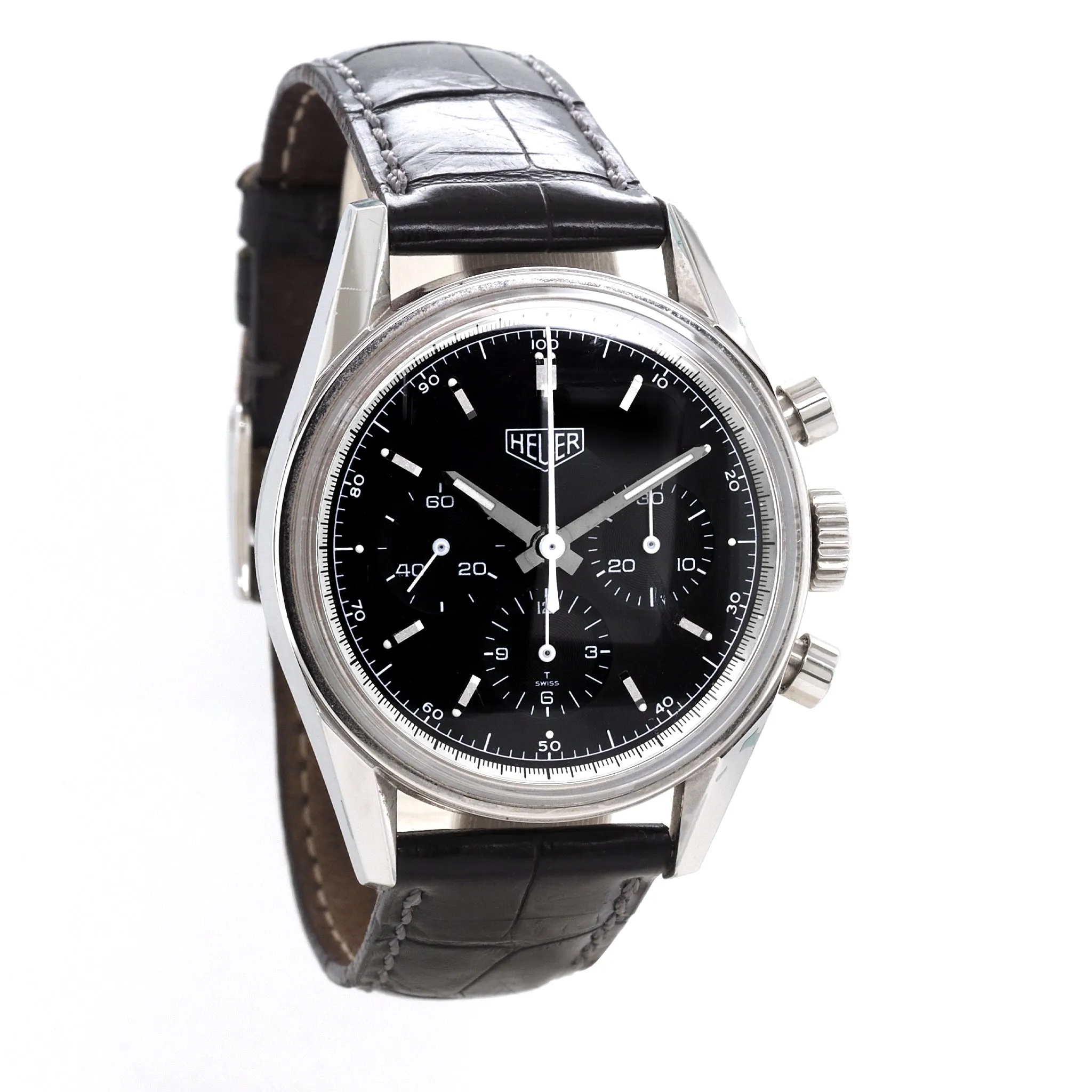 Tag Heuer Carrera Re-Edition Manual Wind Steel Watch
