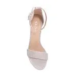 The Jody Heel: Dressy Shimmering Low Block Heel