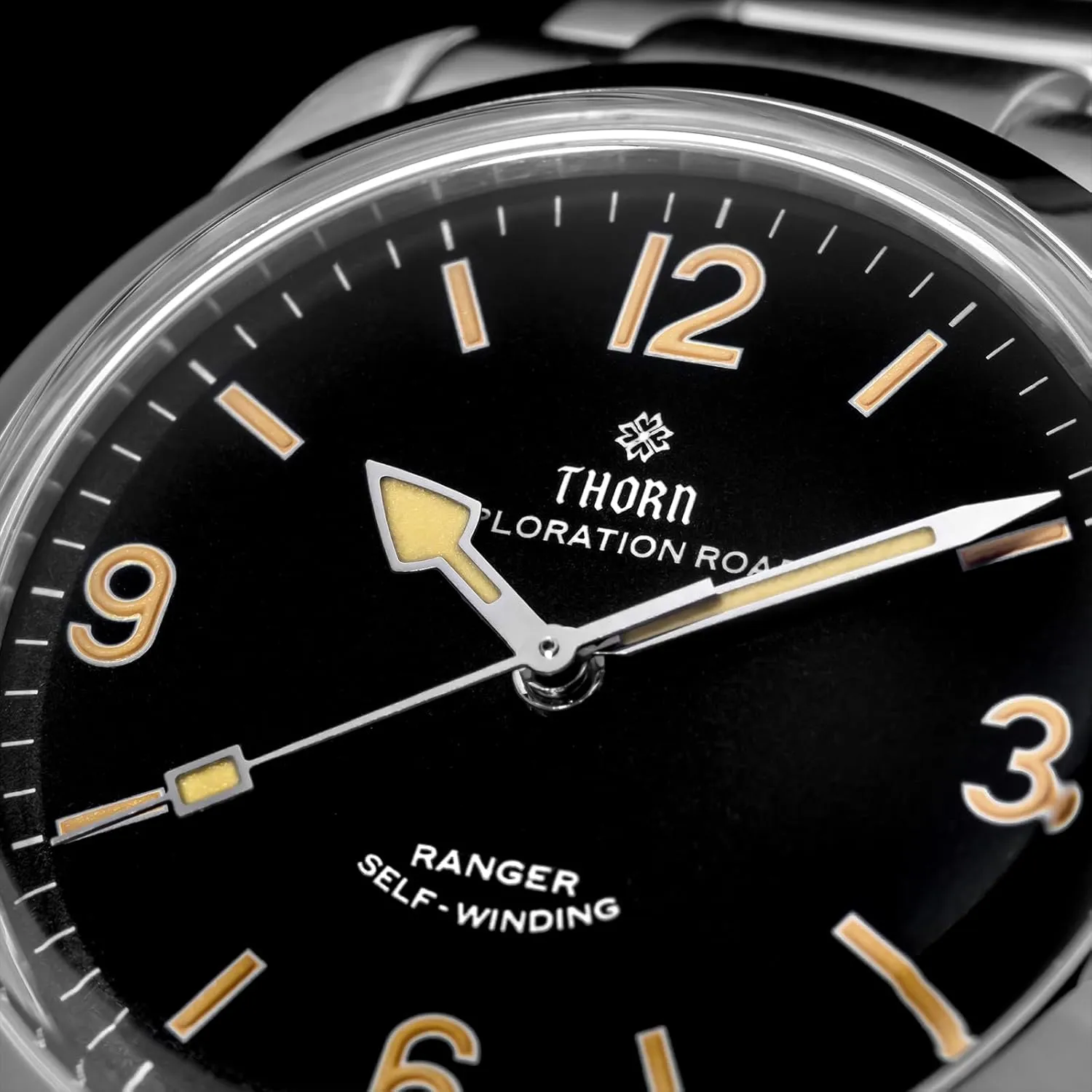 Thorn T003 PT5000 Automatic Mechanical Watch for Men 34 MM Sapphire Crystal 100 M Water Resistant