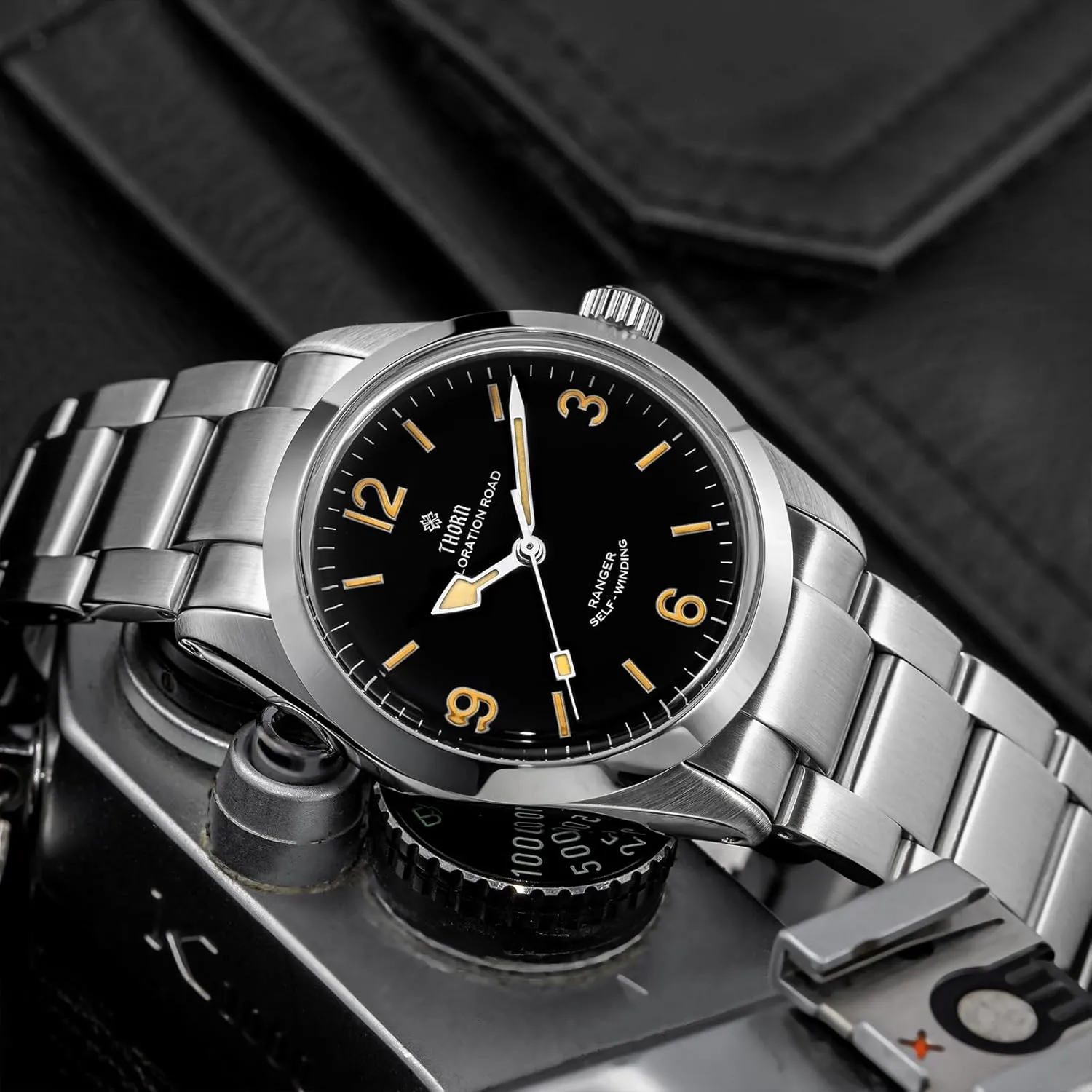 Thorn T003 PT5000 Automatic Mechanical Watch for Men 34 MM Sapphire Crystal 100 M Water Resistant
