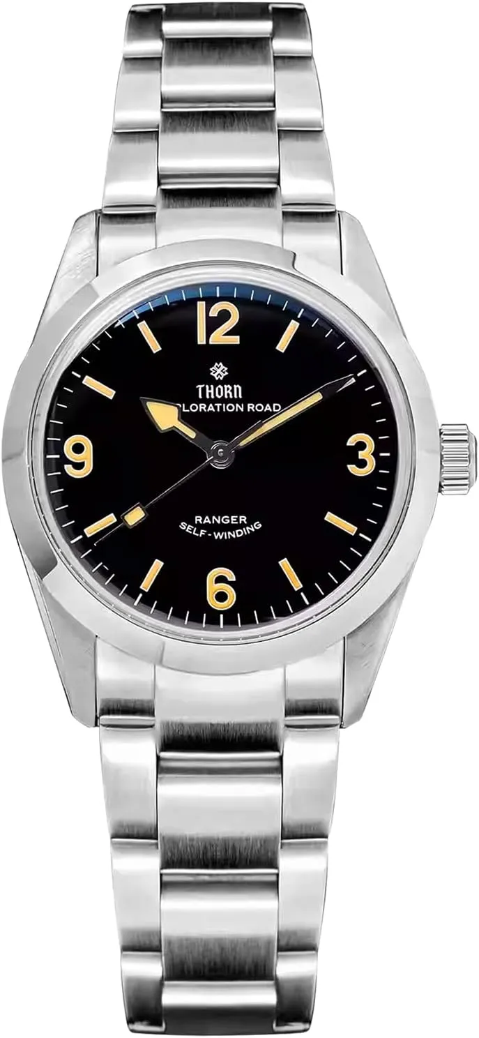 Thorn T003 PT5000 Automatic Mechanical Watch for Men 34 MM Sapphire Crystal 100 M Water Resistant