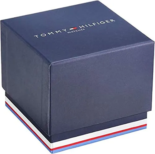 Tommy Hilfiger Men's Stainless Steel Case and Mesh Bracelet Watch, Color: Silver (Model: 1792018)