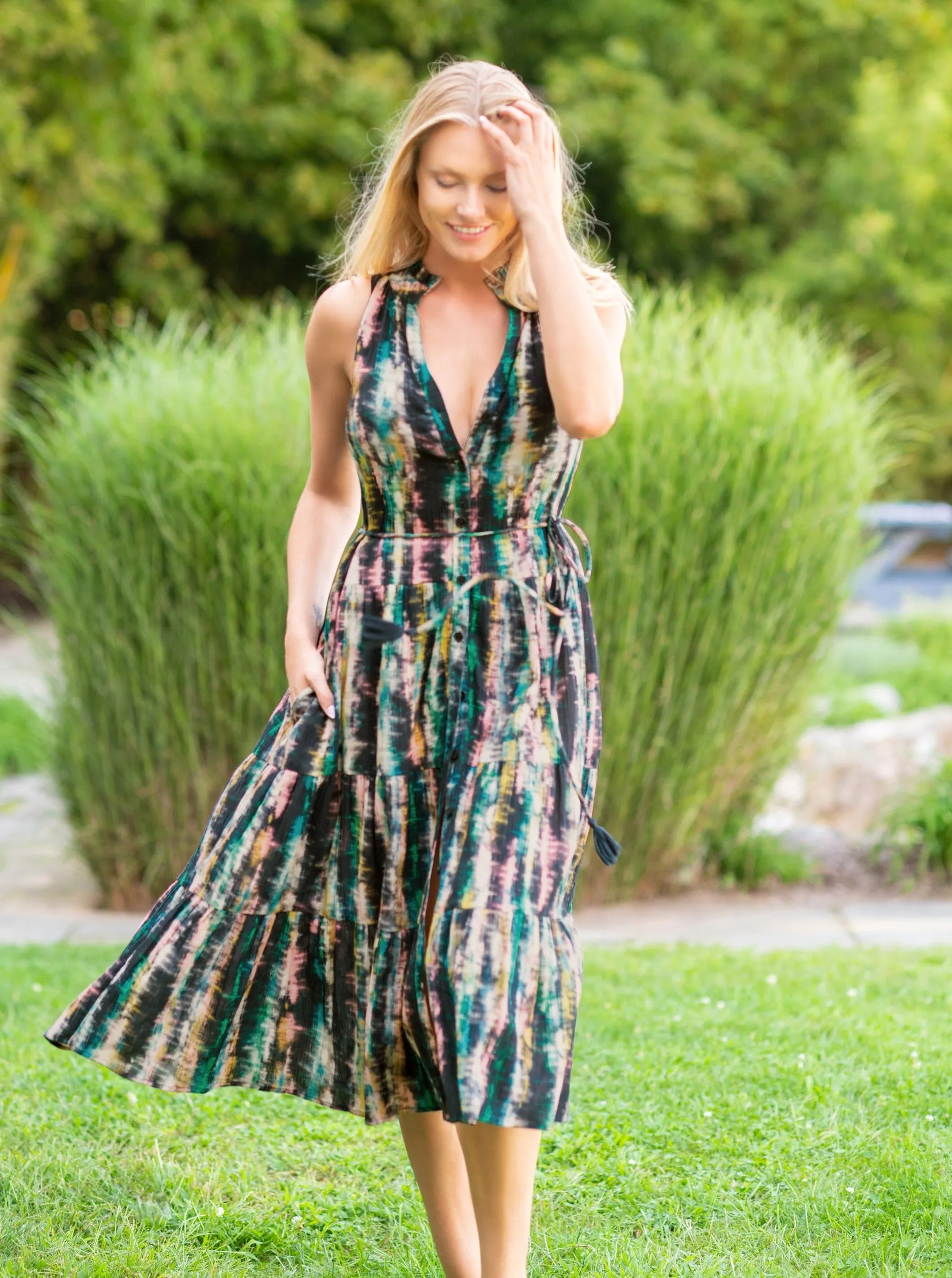 Tracy Dress Bimini Sky