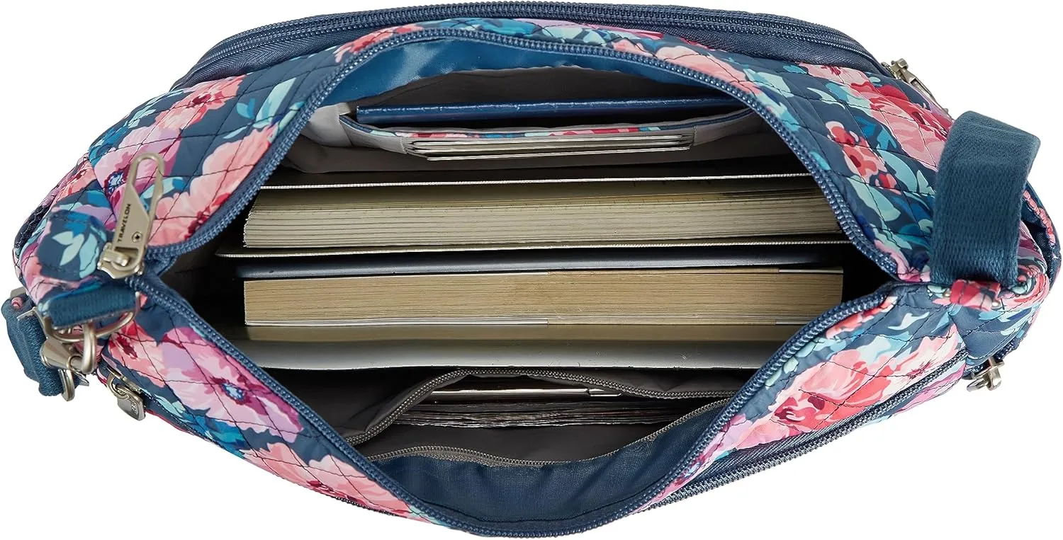 Travelon Anti-theft Classic Crossbody Bucket Bag