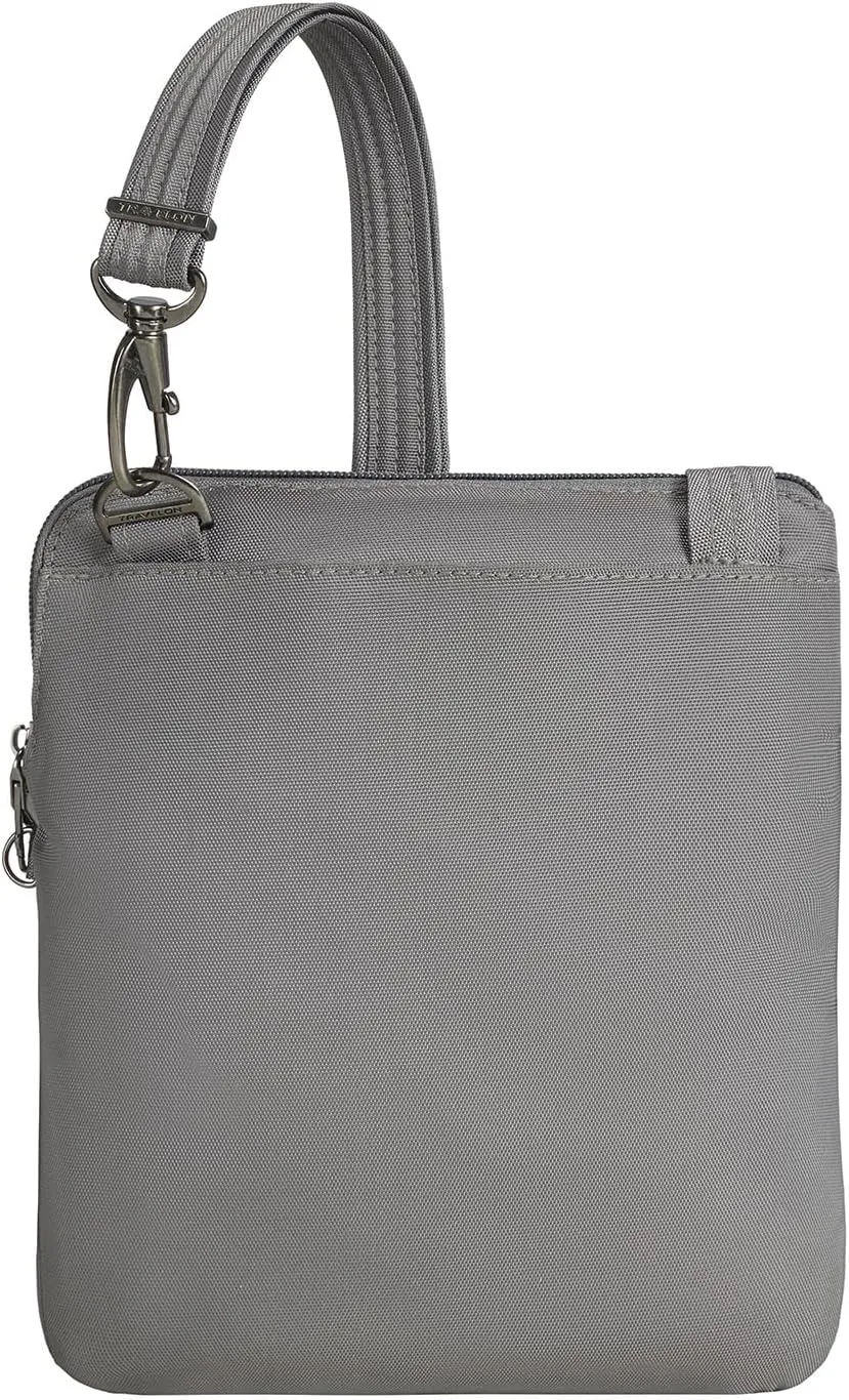 Travelon Anti-theft Classic Slim Double Zip Crossbody