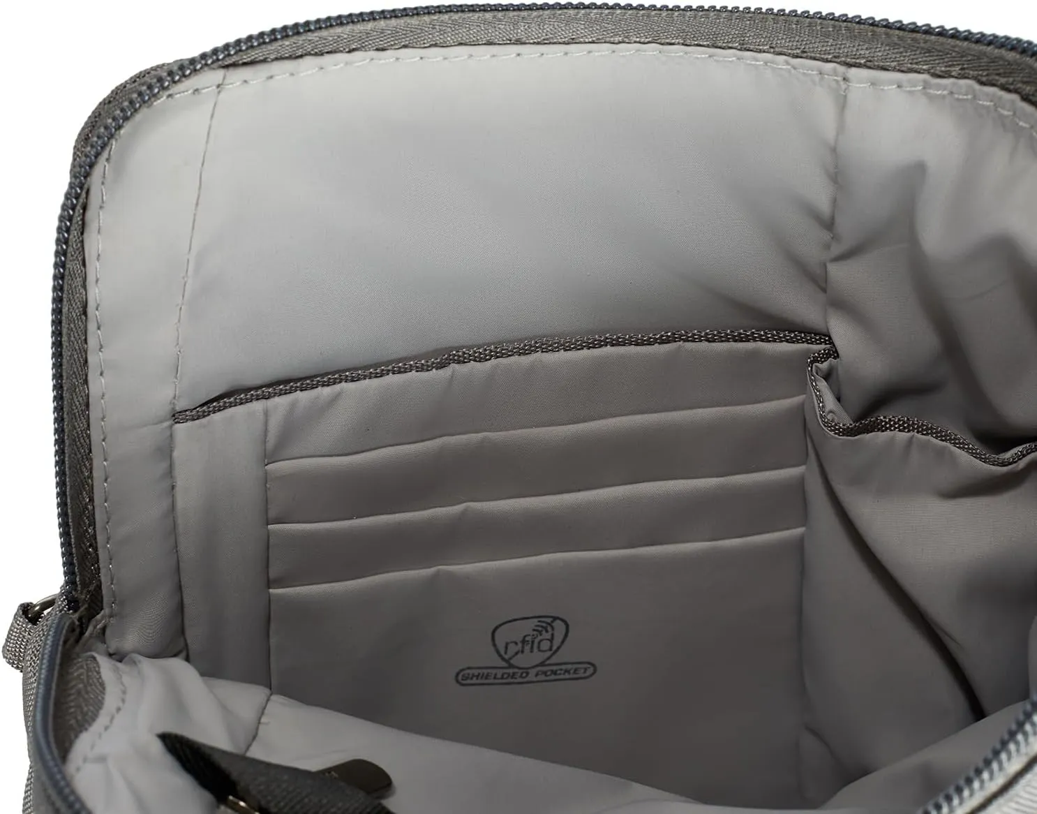 Travelon Anti-theft Classic Slim Double Zip Crossbody