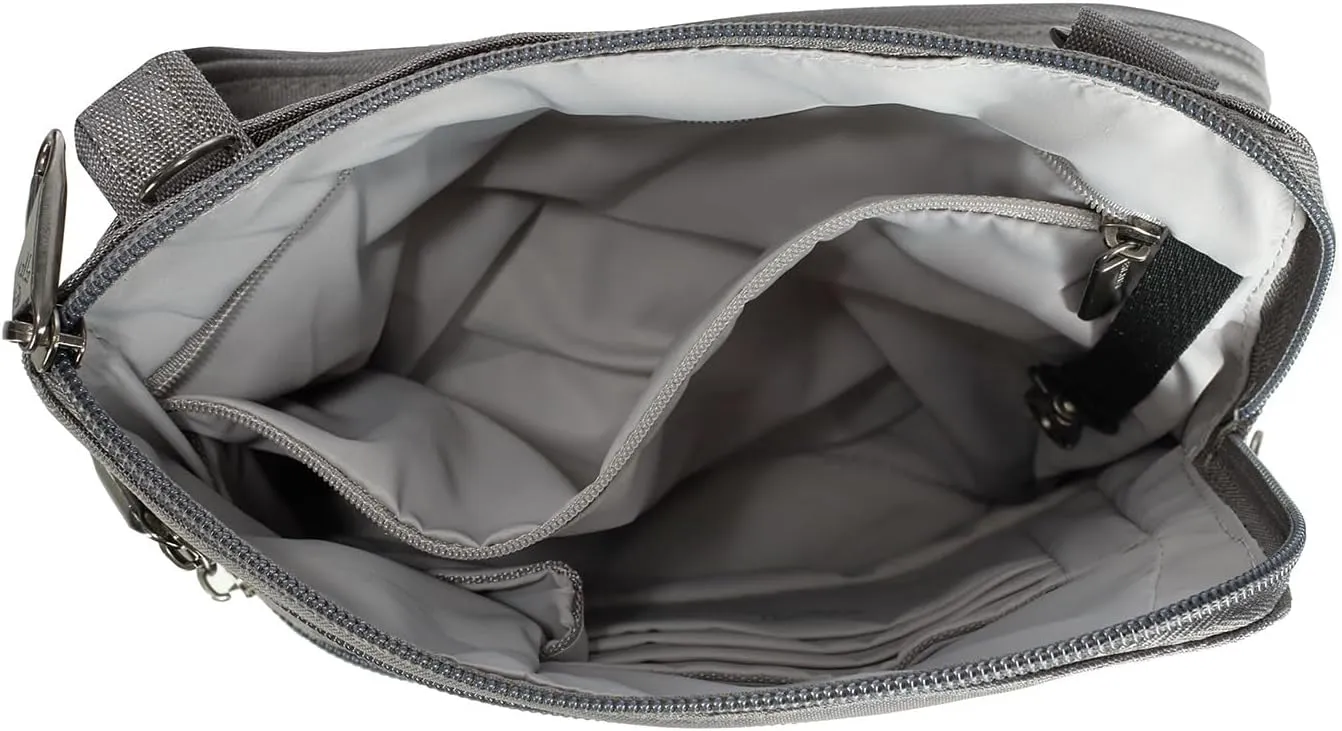 Travelon Anti-theft Classic Slim Double Zip Crossbody