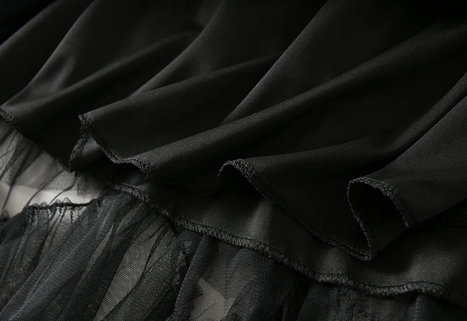 Tulle Skirts for Women, Tiered Layered Mesh Skirt, Elastic Waist A Line Maxi Tulle Skirts Petticoat
