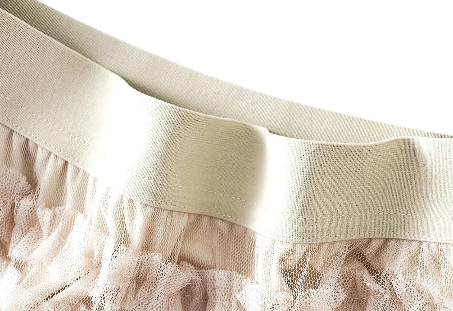 Tulle Skirts for Women, Tiered Layered Mesh Skirt, Elastic Waist A Line Maxi Tulle Skirts Petticoat
