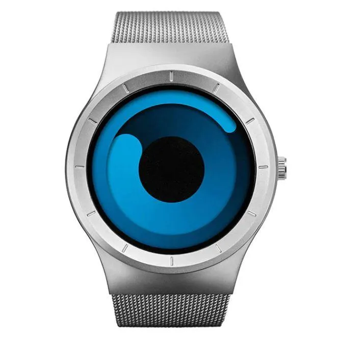 Unisex Minimalist Northern Lights Inspired quartz colourful casual watches