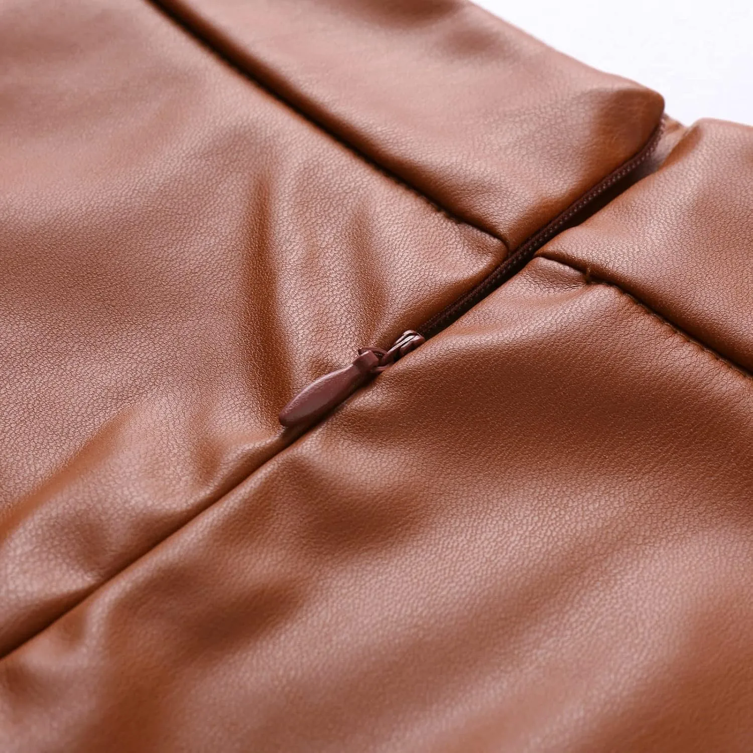Waist High Solid Skirt Color Skirts Long Womens Line Leather Faux A Skirt Pleated Skirts for Women