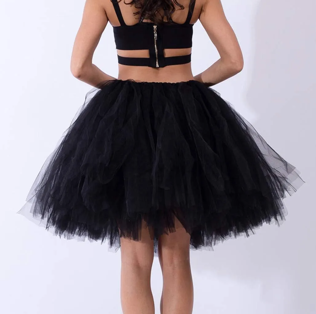 White Tulle Skirts for Women Midi Length Womens Pleated Short Skirt Adult Tutu Purple Tulle Skirt for Women Plus