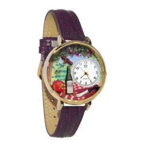 Wine & Cheese 3D Watch Large Style