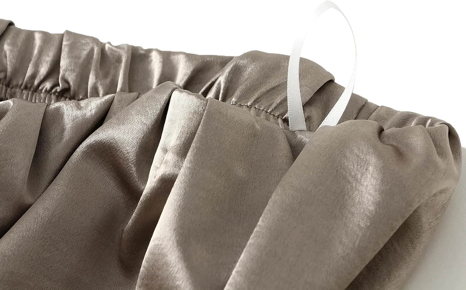 Women A-Line Pleated Maxi Silk Skirts Satin Long Flowy Work Party Cocktail Midi Skirt