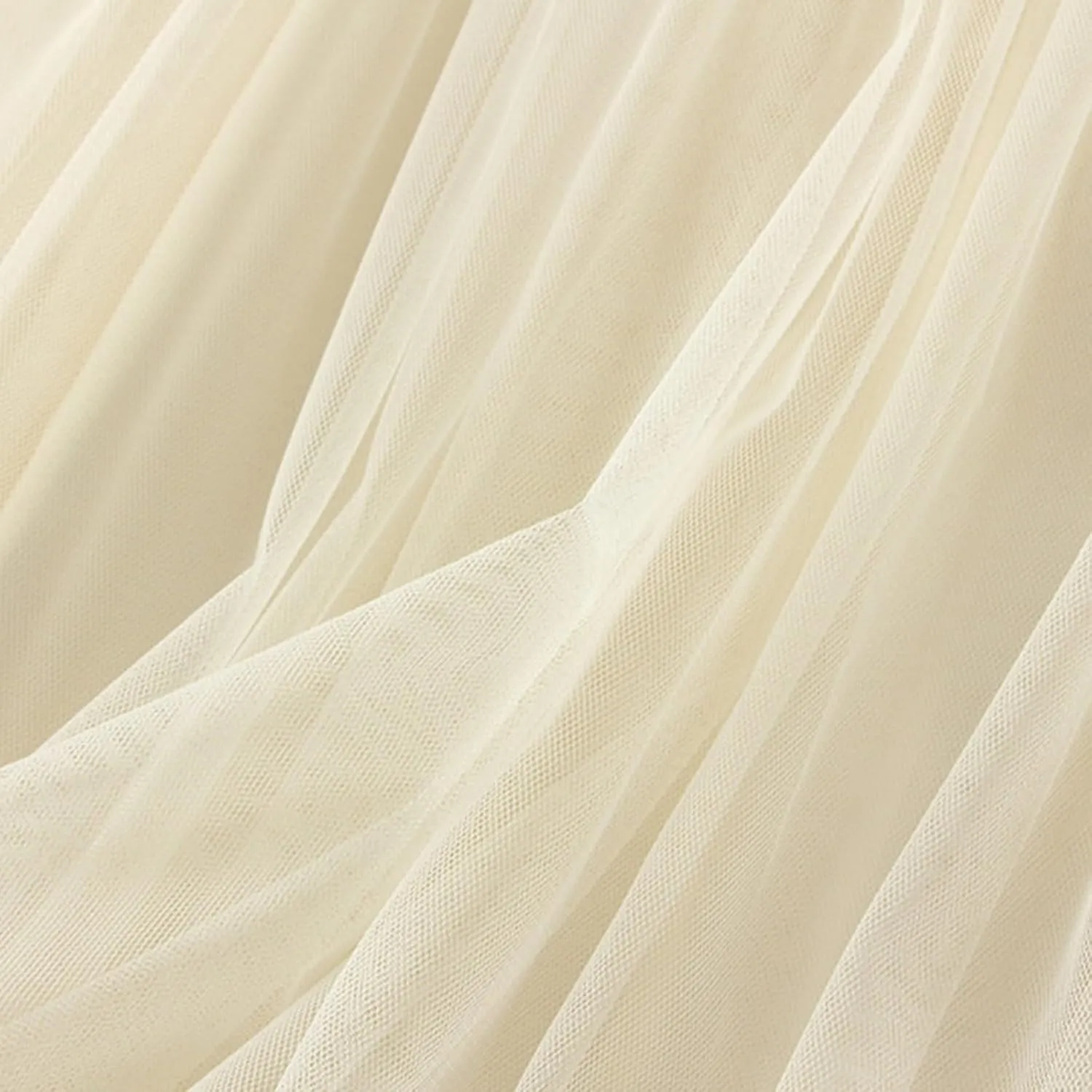 Women Maxi Tutu Tulle Skirt Elastic High Waist Layered Skirt Mesh A-Line Midi Skirt Pleated Cocktail Party Skirts