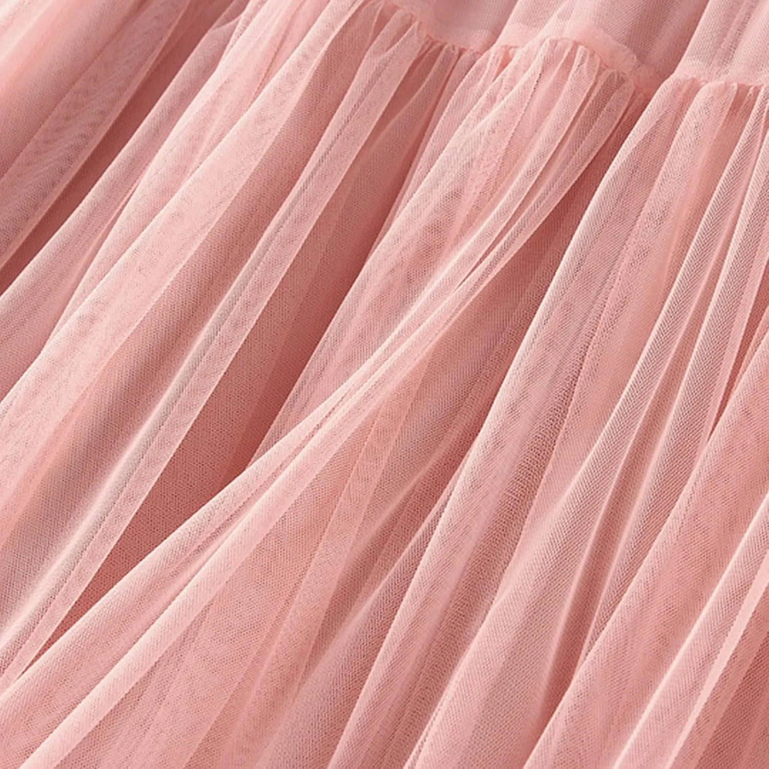 Women Maxi Tutu Tulle Skirt Elastic High Waist Layered Skirt Mesh A-Line Midi Skirt Pleated Cocktail Party Skirts