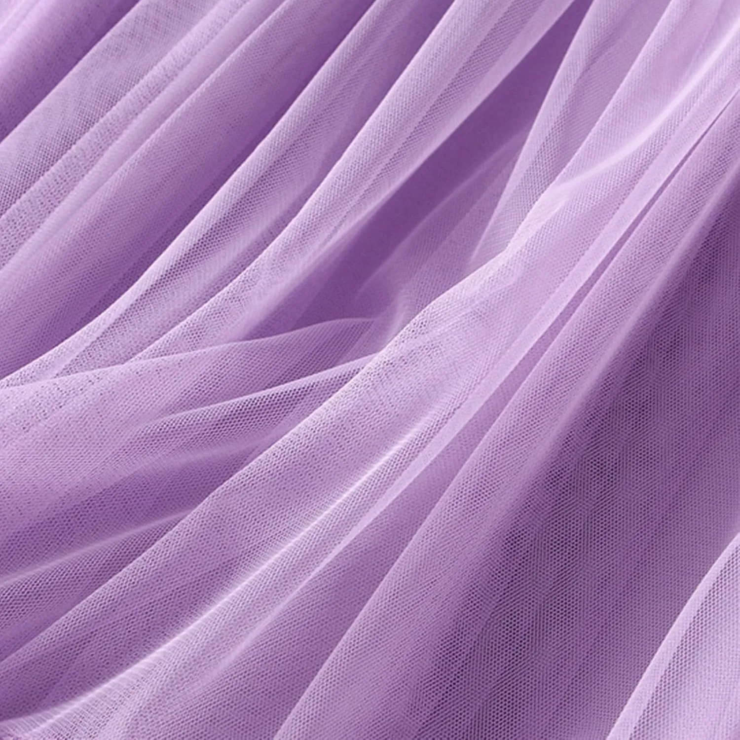 Women Maxi Tutu Tulle Skirt Elastic High Waist Layered Skirt Mesh A-Line Midi Skirt Pleated Cocktail Party Skirts