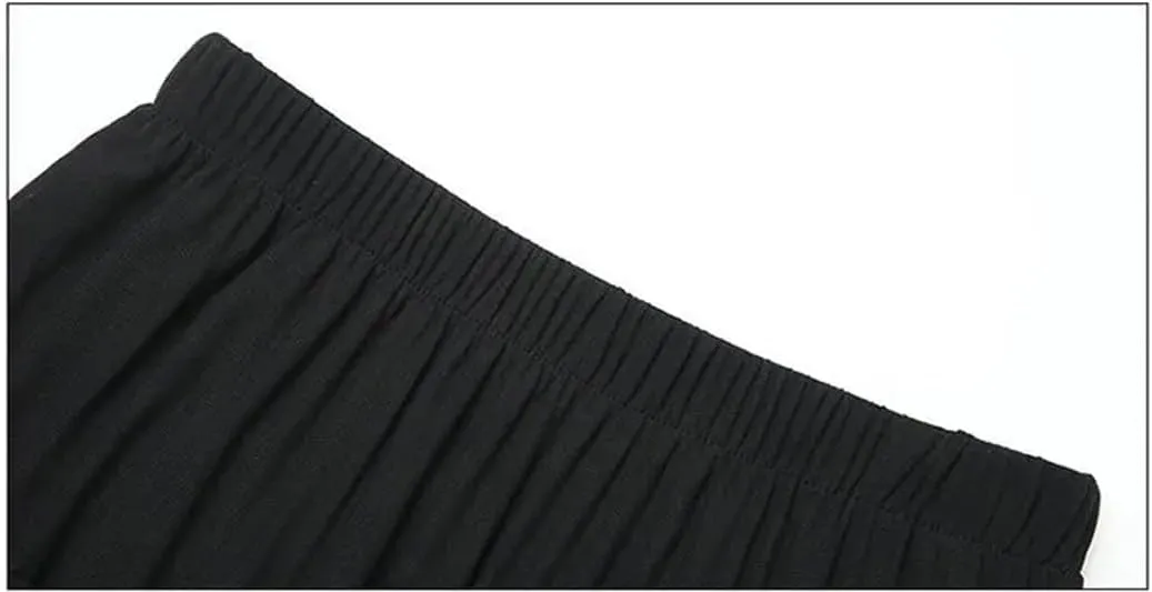 Women Mesh Midi Skirt Office Lady Fashion High Waist Koreon Spring Summer Slim Pleated Skirts