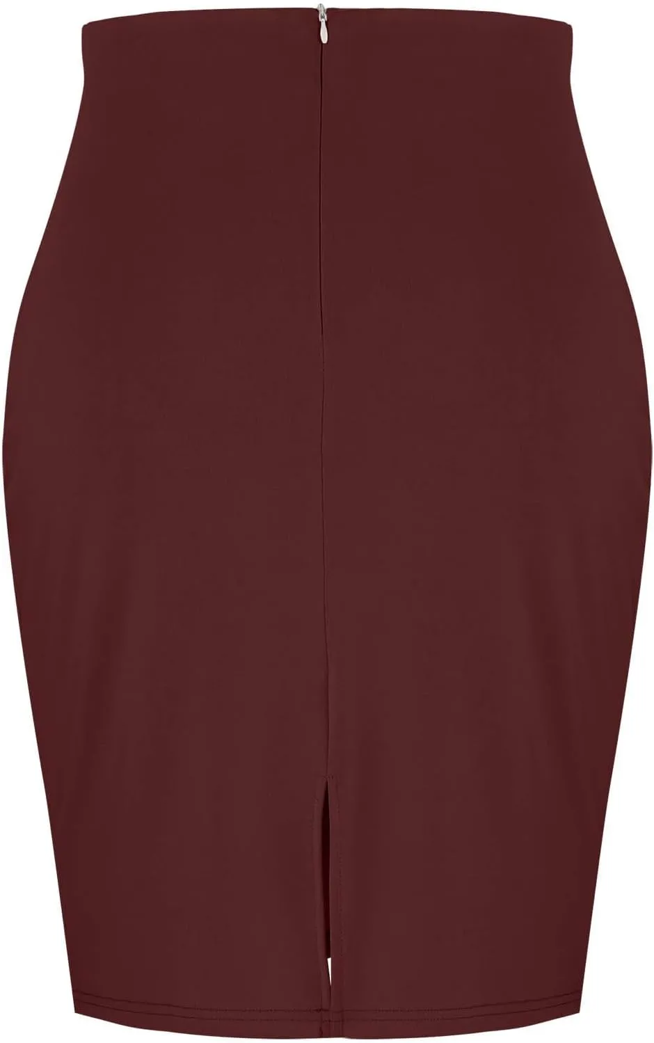 Women Ribbed Knit Mini Skirt High Waist Stretchy Bodycon Slim Lightweight Casual Black Sexy Party Knee Length Skirt