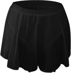 Women's High Waisted Tennis Skirts 2 in 1 Solid Color Flowy Skorts Inner Shorts Pleated Skorts Skirts for Running Casual