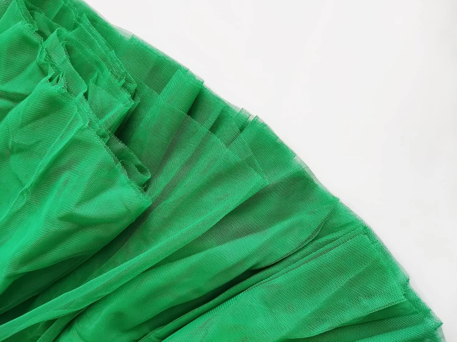 Women's Knee Length Tulle Skirts Layered Prom Party Midi Tutu Skirt