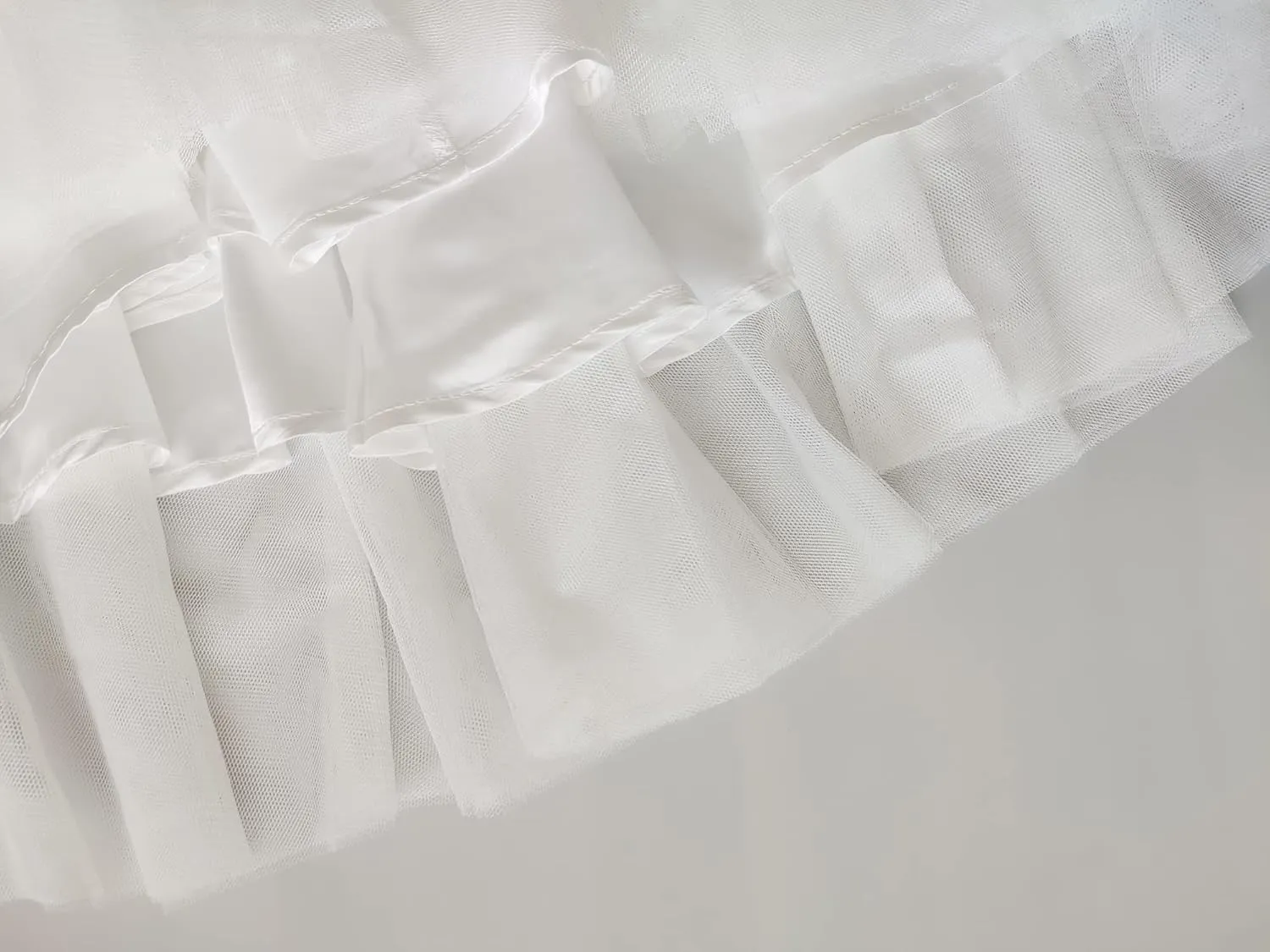 Women's Knee Length Tulle Skirts Layered Prom Party Midi Tutu Skirt