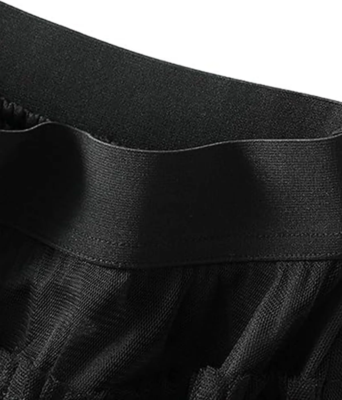 Women's Layered Tulle Skirts A Line Ruffle High Waisted Mesh Long Maxi Skirt Petticoat