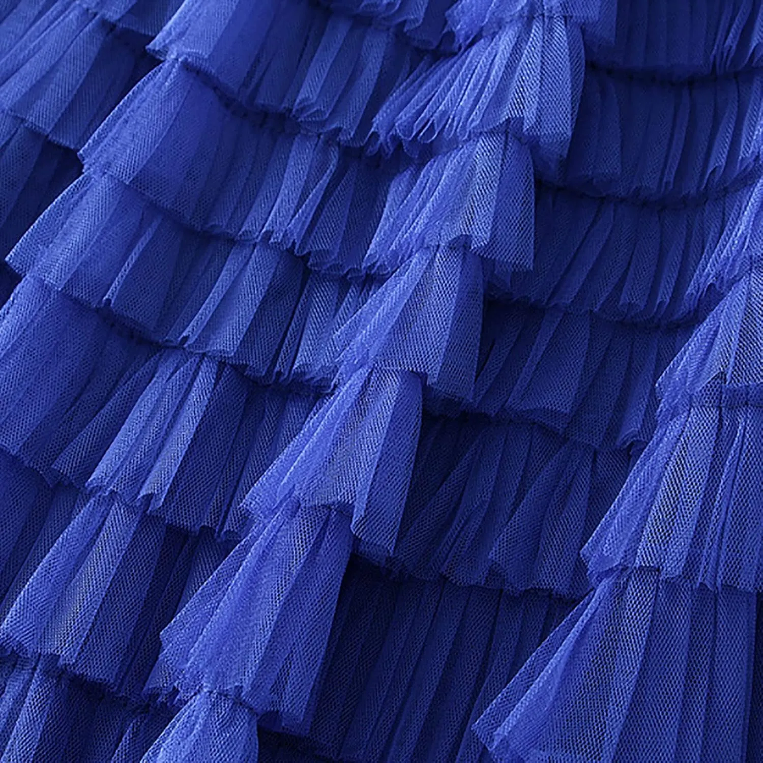 Women's Long Maxi Tulle Skirts A Line Ruffle High Waisted Tiered Layered Mesh Tutu Skirt Petticoat Costumes