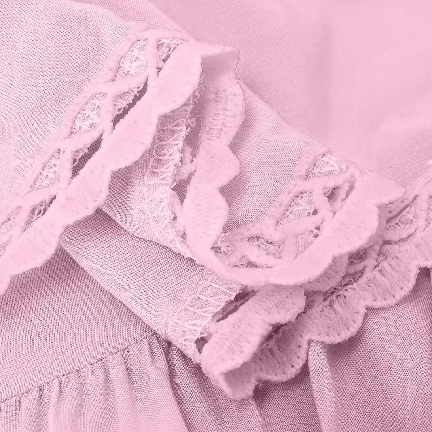 Womens Mini Skirt Asymmetrical Hem Ruffle Skirts Flowy Layered Skirt A-Line Lace Skirts Elastic Waist Pleated Skirt
