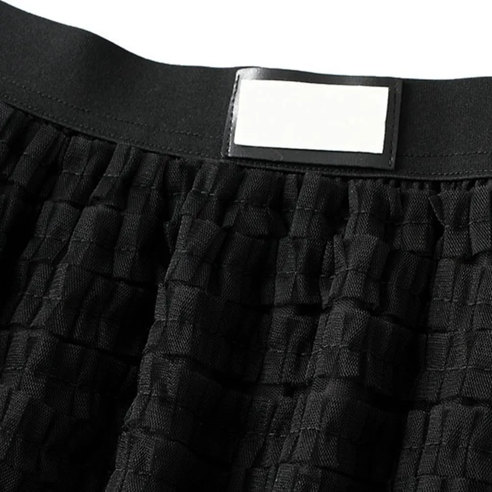 Womens Multilayer Ruffles Tulle Skirt Pleated High Waist Fluffy Maxi Skirt Fairy Cake Dress Long Tutu Party Skirt