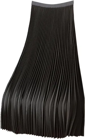 Women's Satin Metallic Pleated Skirt Elastic High Waist Flare Casual Long Swing A-Line Skirt Shiny Flowy Midi Skirt