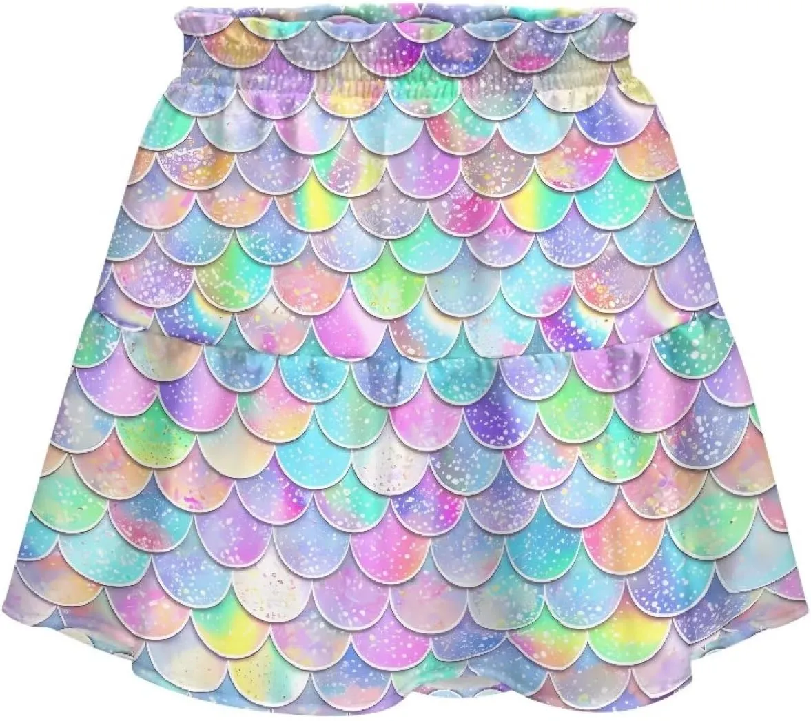 Women's Sexy Mini Skirt High Waist Flowy Summer Beach Aline Skirts for Night Clubs Music Festivals Party