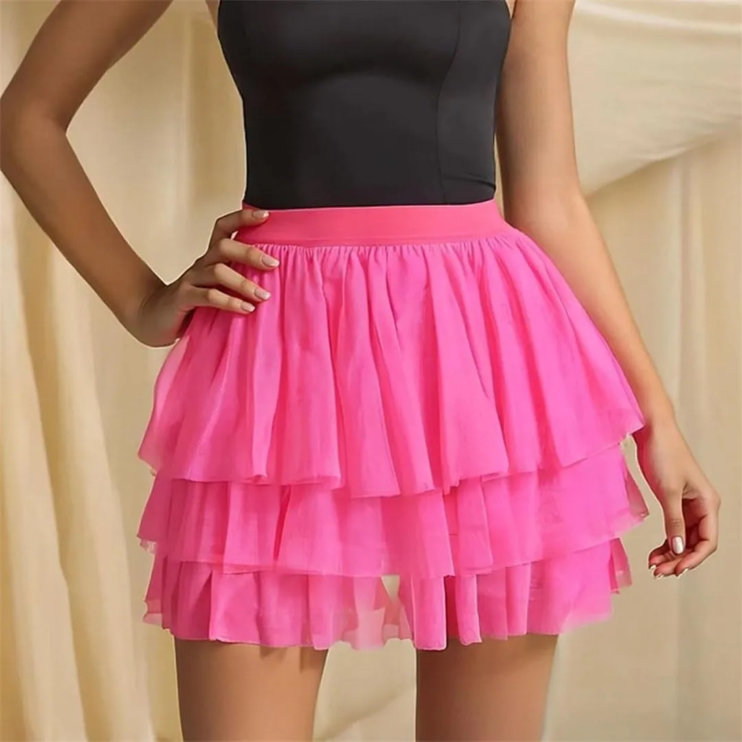 Women's Skirts Plain Mini High Waist A-Line Pleated Skirts