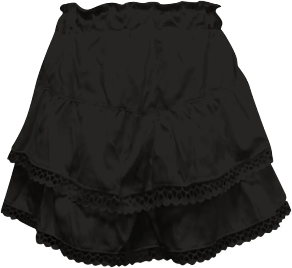 Women's Summer Skirts 2025 Casual Loose Trendy Elastic Waist Solid Color Pleated Sun Tennis Beach Skirt, S-2XL