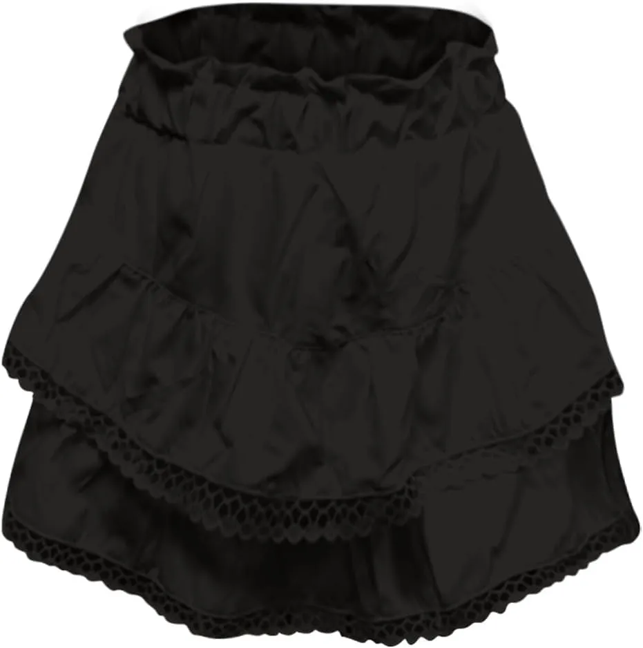 Women's Summer Skirts 2025 Casual Loose Trendy Elastic Waist Solid Color Pleated Sun Tennis Beach Skirt, S-2XL
