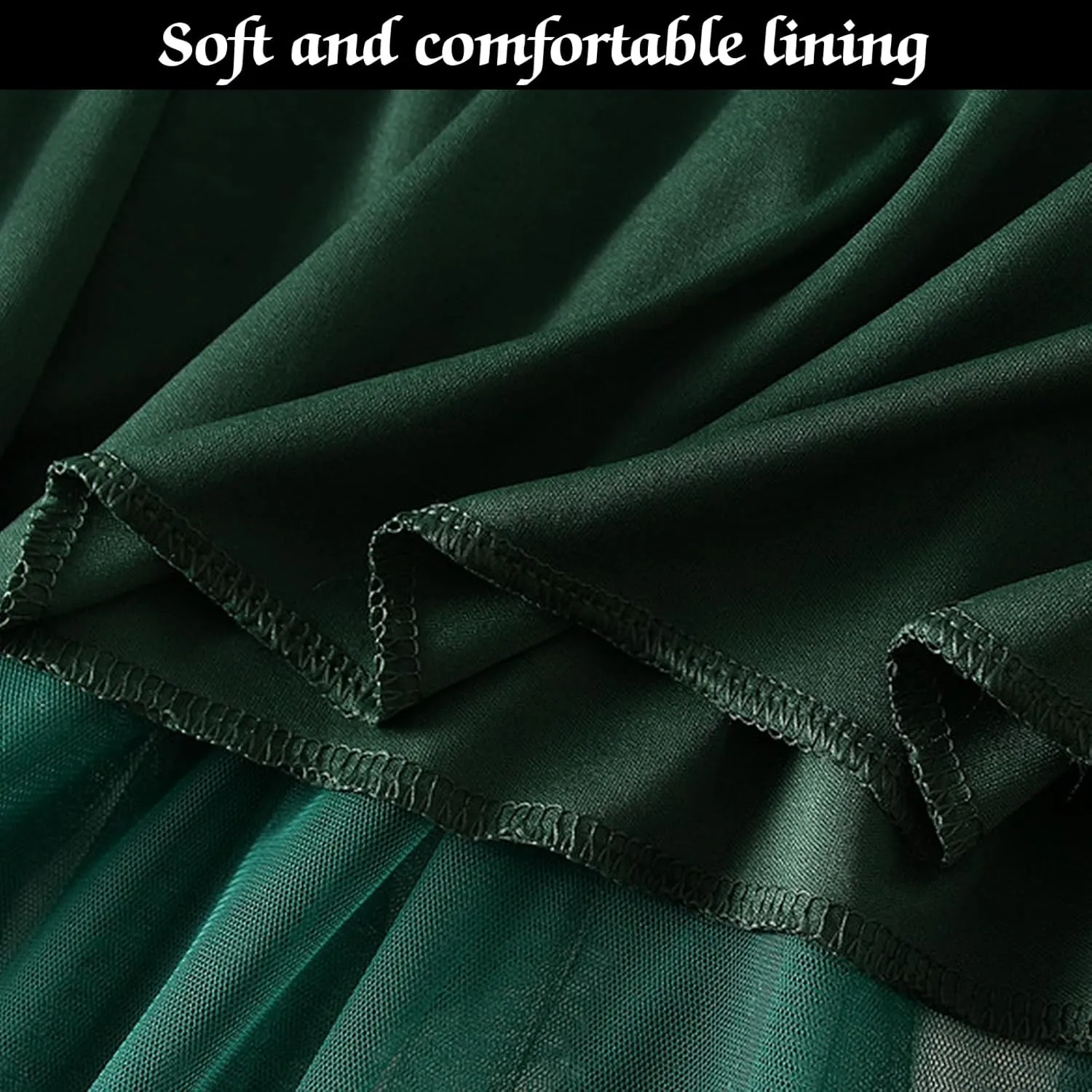 Women's Tulle Skirt Formal High Low Asymmetrical A-Line Fairy Elastic Waist Layered Long Midi Skirts