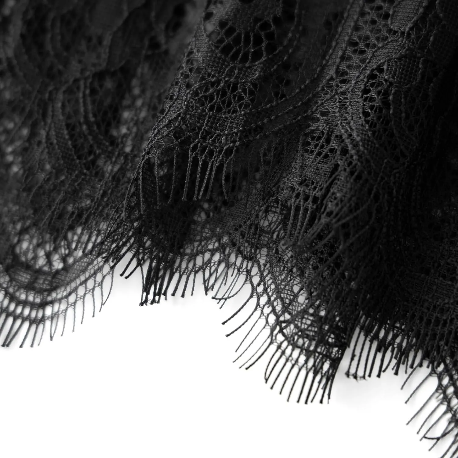 Women's Y2k Lace Half Slip Skirt Mid-Rise Pleated Ruffle Lace Trim Midi Skirt Summer Layered Flowy Skirts Underskirt